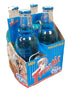 12 4) Frostie Soda ounce Glass Bottles (Blue Cream