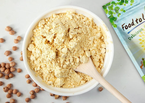 2 Food to Live Garbanzo Bean Flour, Pounds - Finely Milled Chickpea Flour, Raw, Vegan, Kosher, Bulk, Good Source