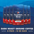 6th 100% 6 (12 oz Seattles Best Coffee, Dark Roast Ground Coffee, Ave Bistro, Arabica, Bags Each)