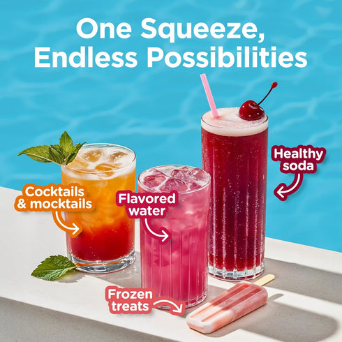 5 120 Stur Liquid Water Enhancer | Peach Mango | Sweetened with Stevia | High in Vitamin C & Antioxidants | Sugar Free