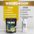 1lb 7.2 Folona Unsweetened Pea Milk Powder, Sugar Free Non-dairy Coffee Creamer. Perfect for Tea, Smothie, and Cooking