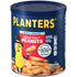16 Oz PLANTERS Dry Roasted Peanuts, Plant-Based Protein, Lightly Salted, Peanut Snack, Jar
