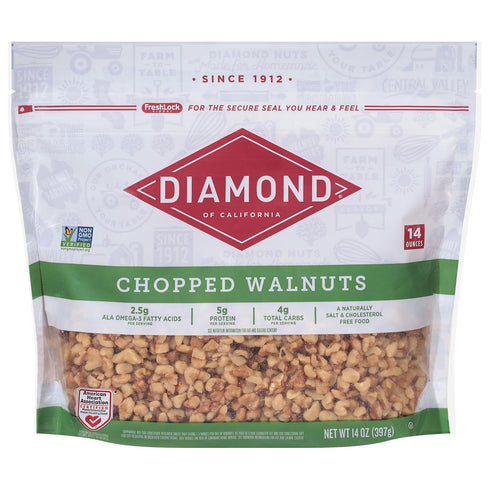 Diamond of California Chopped Walnuts, 14 oz - 1 Count