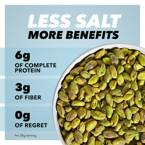 12 Wonderful Pistachios No Shells, Lightly Salted Nuts, Ounce Resealable Bag, Protein Snacks, Gluten Free, Healthy