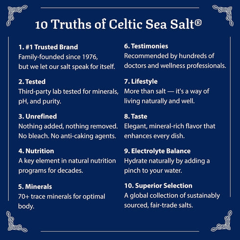 1 lb Celtic Sea Salt Kosher Unrefined Sea Salt, Chef Trusted, Sustainably Harvested, GMP Certified Cooking, Baking