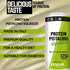 10 oz/300g EATALIAN by AMZ BETTER Protein Pistachio Flavoured Topping, Sweet Protein Cream in Squeezer, Made in Italy