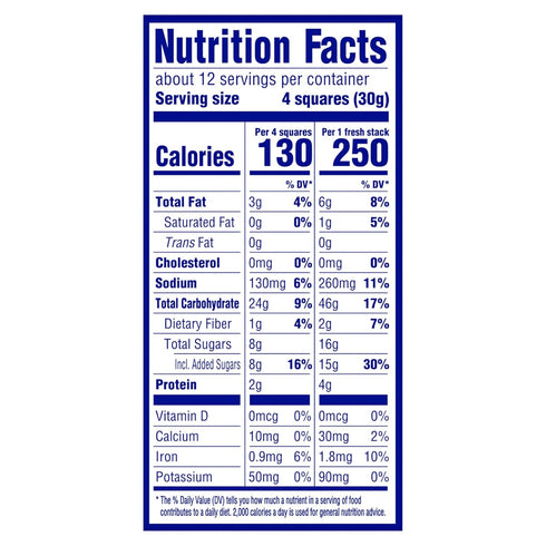 Honey Maid Graham Crackers Fresh Stacks, 12.2 oz (6 Stacks)