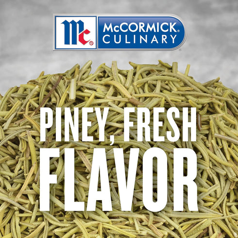 6 oz 6 McCormick Culinary Dried Rosemary Leaves, - One Ounce Container of Dried Rosemary Herbs Perfect for Seasoning
