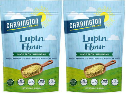 Carrington Farms - Lupin Flour - Keto and Vegan Friendly Ground Flour-