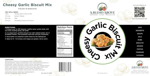 A Blend Above Cheesy Garlic Biscuit Mix - Easy to Bake, Makes