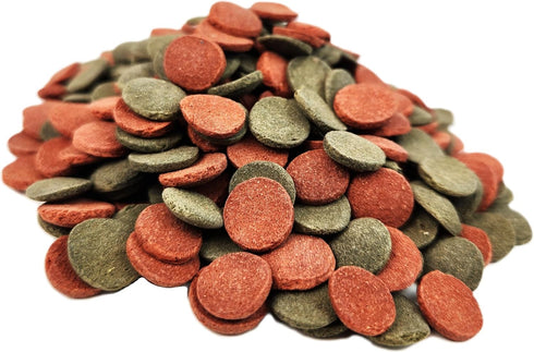 Aquatic Foods Inc. 12mm - 1/2" Brine Shrimp/Red Algae Color Enhancing & Spirulina/Green Algae Sinking