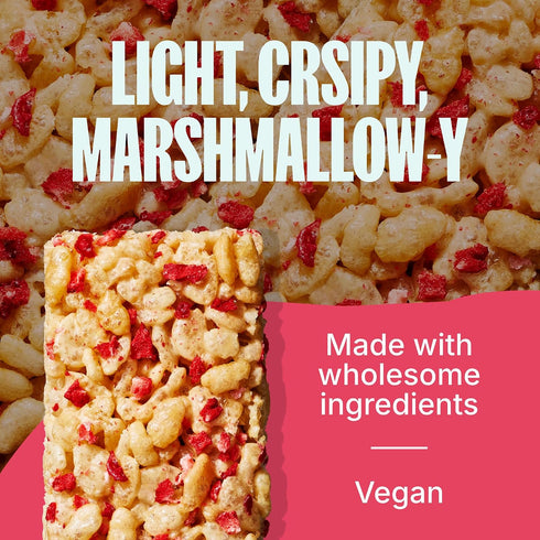 (36 Count) MadeGood Crispy Squares, Strawberry Gluten Free Snacks