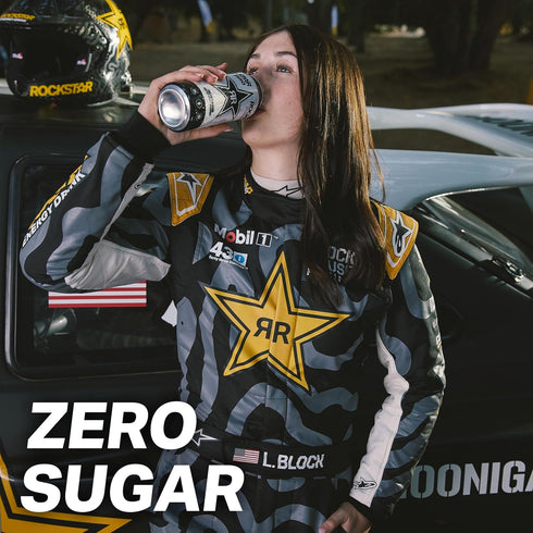 0 16oz (12 Pack) (Packaging Rockstar Pure Zero Energy Drink, Orange, Sugar, with Caffeine and Taurine, Cans May Vary)