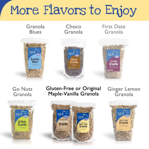 12 oz. (Pack 2) True North Granola Maple Vanilla Granola, Low Carb, Nut Free and Non-GMO