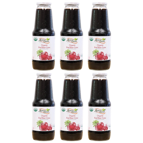 Anna and Sarah 33.8 Oz Organic Red Beet Juice - Glass Bottle