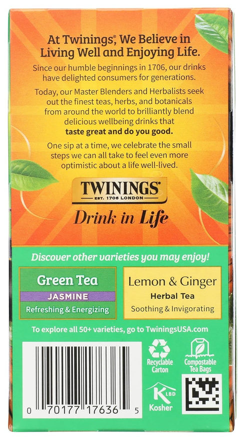 1.48 20 Twinings Green Tea, Ounce Box individual tea bags