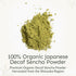 30 Packets Yu Tea Decaf Organic Sencha Green Tea Powder, Instant | Rich in Antioxidants, EGCG, & L-Theanine | Pure