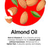 Heather Loraine 16 Oz Almond Oil, Single-Ingredient Carrier Oil for Face, Hair & Body, Fragrance Free, Fl