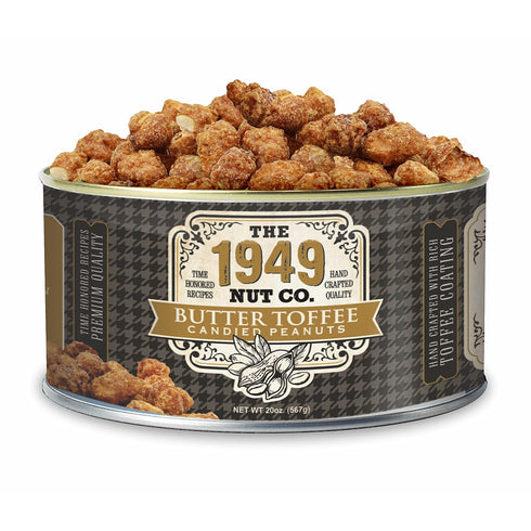 The 1949 Nut Co. Butter Toffee Candied Virginia Style Peanuts | Oil Roasted Fried with a