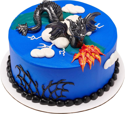Decopac Dragon Creations Cake Topper - Cake Decorations, Gray