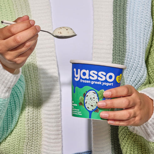 Frozen 14 Oz Yasso Ice Cream Mint Chocolate Chip, Fl