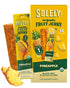 SOLELY - Organic Pineapple Fruit Jerky - 15 Individually Wrapped Strips -