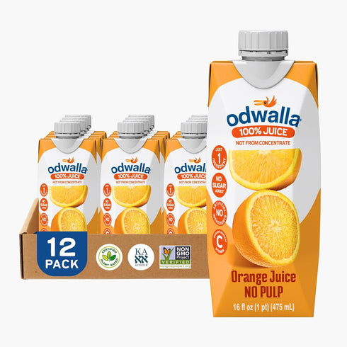 Odwalla 100% Pure Orange Juice No Pulp Hand-Picked OJ Juice - Vitamin