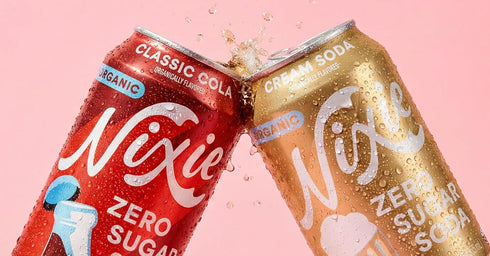 0 0 12oz (12 Pack) Nixie Organic Zero Sugar Soda, Cream Soda, Healthy Soda Pop, Non-GMO, Sugar, Calories, Caffeine