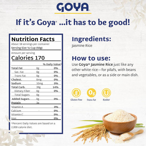 5 2-Pack Goya Thai Jasmine Rice, Pound