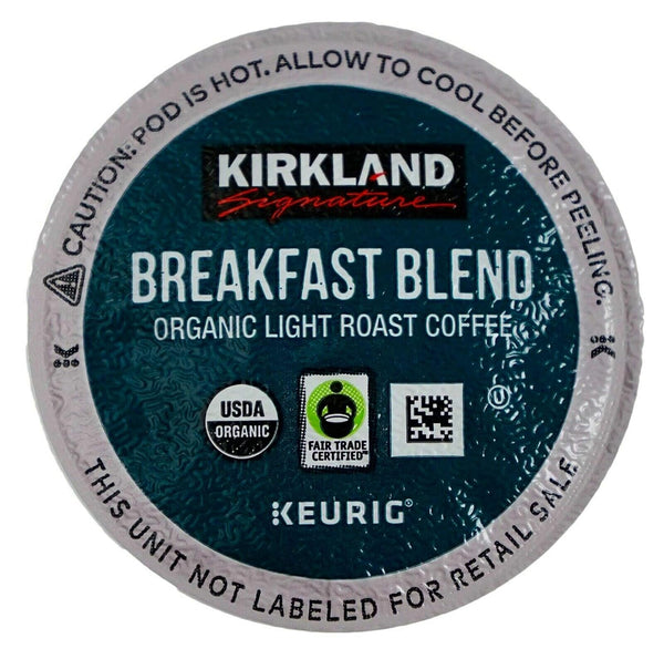 KIRKLAND Breakfast Blend Single-cup Coffee for Keurig K-cup Brewers, 50 Count