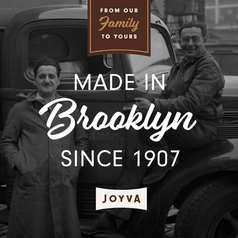 1.5 Oz (42.5g) 36 Joyva Jell Joys | Dark Chocolate-Covered Raspberry Jelly | A Delicious Candy Bar | Vegan