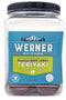Werner Teriyaki Jerky Medallions Circle Jerky Slices Teriyaki Beef Jerky 11.8 Ounces,