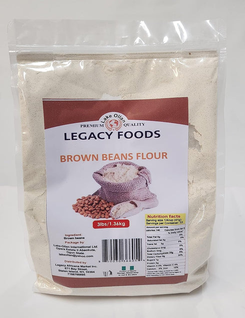 Legacy Foods 3lbs Brown Beans Flour