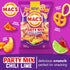 4oz (9-Pack Mac's Chili Lime Pork Skins Party Mix - Chili Lime Flavored Chicharrones Pork Rinds - Party Mix)