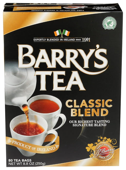 Barry's Tea Bags, Classic Blend, 80 Count, 8.8 Oz