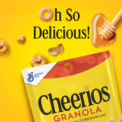 9 10.5 oz Cheerios Granola, Honey Nut, Good Source of Fiber, Excellent Source of Vitamins and Minerals