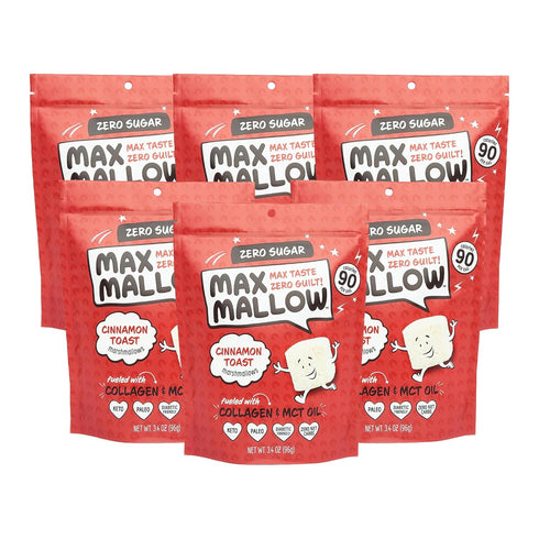Max Mallow Sugar Free Marshmallows - Keto Friendly, Perfect for S'mores, Hot