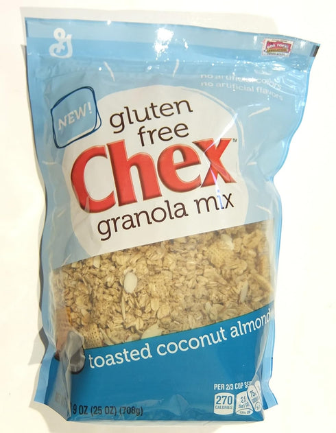 Chex Gluten Free Granola Mix, Toasted Coconut Almond (25 oz resealable bag)