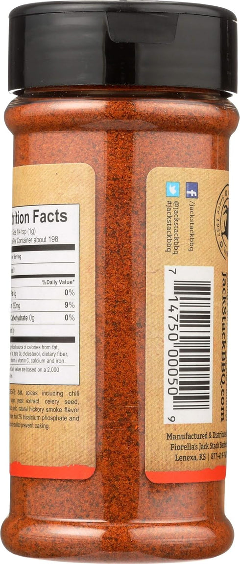 FIORELLAS JACK STACK BBQ Meat & Poultry BBQ Rub, 7 OZ