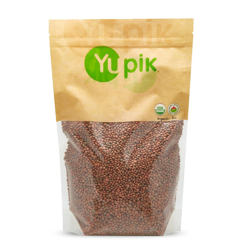 Yupik Organic Brown Lentils, 2.2 lb (35.2 oz), Non-GMO, Vegan, Gluten-Free, Kosher,