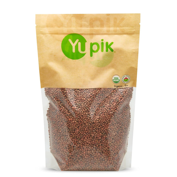 Yupik Organic Brown Lentils, 2.2 lb (35.2 oz), Non-GMO, Vegan, Gluten-Free, Kosher,
