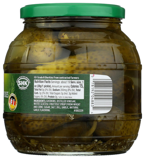 Gundelsheim 35.9 Oz Kuhne Barrel Pickles, Garlic