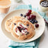 Ozery 6 4-Pack Bakery Blueberry Morning Rounds, Allergen Free, Vegan, Made with Real Fruit, Breakfast Buns, Pita Bread