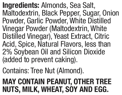 3.25 Salad Pizazz Sliced Almonds, Sea Salt Cracked Pepper, Non-GMO, All-Natural, Kosher Salad Topper, Resealable Bag