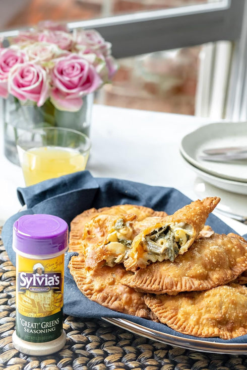 5.25oz (Pack 4) Sylvia's Restaurant Great! Greens Seasoning for Scrumptious Southern Collard Greens, All-purpose