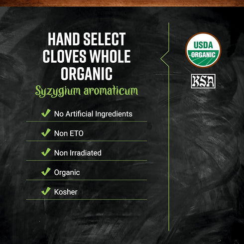 16 Oz. Frontier Co-op Cloves, Whole, Organic, Hand Select