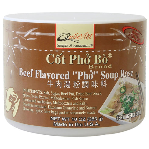 Quoc Viet Foods Beef Flavored "Pho" Soup Base 10oz Cot Pho Bo