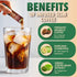 (24 100% SOLLO Slim Infused Instant Coffee sticks Servings) Weight Loss Healthy Body Support, Medium- Dark Roast