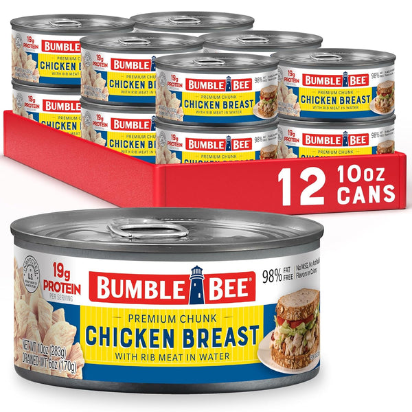 Bumble Bee Premium White Chicken Breast with Rib Meat in Water -