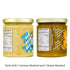 2-Pack 1 1 Unique Snacks Variety Mustard Dips and Spreads, German Mustard and Honey Mustard, Non-GMO, Flavorful